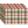 Decoraciones de manteles individuales de Navidad, decoraciones de manteles de mesa para las fiestas navideñas, manteles para platos con varios diseños, decoración del hogar, transfronterizo