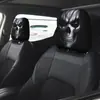 Funda para reposacabezas de coche con estampado personalizado de calavera de terror, universal para asientos de coche, se puede personalizar con etiquetas y se fabrica bajo pedido con imágenes proporcionadas