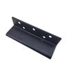 Soporte de Barra Colgante para Cama Negro con Ranura para Doble Gancho, Soporte de Barra Colgante para Cama con Marco de Soporte de Refuerzo para Cama de Madera, Accesorios de Ferretería