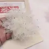Presilha de Cabelo Flor de Peônia 10cm Leve como Pena Luxo Moda Acessório de Cabelo para Mulheres Nova Garra de Cabelo Joias Elegantes Acessórios