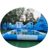 Procesamiento y Personalización de Tobogán Inflable Combinado para Parque Acuático Juego Acuático Material de PVC Engrosado Piscina Juguetes para Niños