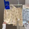 Conjunto de Ropa de Casa para Niños para Otoño e Invierno, Pijama Nuevo de Dibujos Animados de Manga Larga para Niños Mayores, Conjunto de Dos Piezas para Bebés Niñas