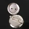 20-23mm Bandeja de Acessórios para Broches de Ferro Material para Broches Bandeja com Fivela de Pino Acessórios Suporte para Broches Acessórios para Broches