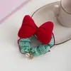 Goma para el pelo de tela con lazo para niños Estilo Coreano Dulce Cuerda para el pelo de coleta Banda elástica Accesorio para el pelo japonés y coreano