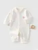 Mono de Algodón Puro Sin Costuras Estilo Primavera y Otoño Ropa de Salida para Bebé 2026 Nuevo Mono Moderno Anyang