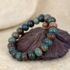 Especificações da Pulseira de Contas de Maçã Bodhi de Dunhuang 10 x 13 Estilo Nacional Masculino e Feminino Joias Decorativas Fábrica de Rosários Wendong Atacado