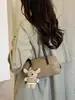 Elegante y texturizada Bolsa Boston de Bolos para Mujer, Bolso de Hombro Minimalista Versátil, Bolso Tote de Gran Capacidad, Bolso Almohada de Mano