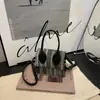 Bolsa de Ombro Transversal Casual Simples Versátil Elegante de Tecelagem Nova Moda Inverno 2023