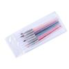 Juego de 7 pinceles japoneses para uñas transfronterizos, nuevos, con línea de tracción pintada, con degradado floreciente y forma de abanico, para fototerapia, venta al por mayor