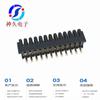 Conector de batería 2.0 asiento hembra 2.5 cambiado a 2.0 chapado en oro 1U sin poste o con poste asiento hembra de carga 2 ~ 12 pines