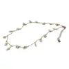 Collar con Colgante de Diamante Estilo Minimalista Europeo y Americano Lingge Jewelry, Cadena Delicada Estilo Suave Collar para Mujer, Nicho de Lujo Ligero