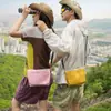 Bolso Cruzado de Color Bloqueado para Exteriores Estilo Montaña para Hombres, Bolso de Hombro Ligero para Senderismo y Montañismo, Bolso de Pecho Multifuncional, Bolso para Teléfono Móvil para Mujeres