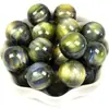 Cuentas de Ojo de Gato Iridiscentes de 16 mm Hechas a Mano con Cuentas de Resina para Pintura al Óleo Cuentas Sueltas Cuentas para Pulseras Accesorios de Joyería DIY Venta al por Mayor