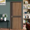 Venda Direta do Fabricante de Madeira Maciça de Nanjing Porta de Composto à Prova de Som e Impermeável Estilo Moderno Popular Cor de Madeira Porta de Quarto
