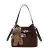 Bolso Pequeño Cruzado para Mujer 2026 Nuevo Estilo Otoño Invierno Versátil de un Solo Hombro Cruzado Tipo Cubo Exquisito Elegante Estilo Perezoso