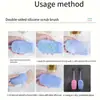 1 Pieza Depurador Corporal de Silicona Exfoliante de Ducha Esponja Exfoliante Cepillo para Baño de Burbujas Masajeador Limpiador de Piel Almohadilla Limpiadora Accesorios de Baño