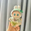 Solo ropa] la primera y segunda generación Labubu muñeco tela tela colgante correa falda sentada fiesta ángel lazo adorable