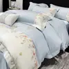 Novo produto 2026: 100% algodão, cetim 50x50s, algodão de fibra longa, conjunto de quatro peças bordado, disponível em atacado por preço com desconto
