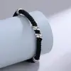 Pulseira de Prata de Lei S925 Enrolada em Madeira de Deriva Design de Nicho High-End Exquisita Tendência Retrô Pulseira Trançada Elegante para Homens