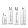 Venta directa de fábrica vaso de agua de vidrio, vaso transparente, alto valor estético, alto borosilicato, simple y transparente, adecuado para té de flores y jugo de frutas