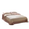 Juego de Cuatro Piezas de Tencel de Color Sólido Simple de Verano Seda Desnuda Funda de Edredón para Dormir Sábanas Venta al por Mayor de Fábrica de Ropa de Cama