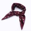 2022 Nuevo Estilo Coreano Bufanda de Cuello Estampada Moda Casual Bufanda Cuadrada Pequeña Fabricante Stock Mayorista Cinta