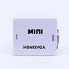 Conversor transfronteiriço de HDMI para VGA HD 1080p pequena caixa branca conversor HDMI para VGA