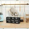 Caja de almacenamiento para cuchillos y tenedores, caja de almacenamiento para palillos y cucharas para fiestas transfronterizas, caja rectangular para vajilla de cocina, compartimento de escritorio para restaurante, caja de madera