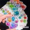 Lentejuelas Mixtas Iridiscentes de Alto Brillo para Manualidades DIY, Brillo Láser para Resina, Arena Movediza, Polvo de Brillo para Uñas