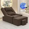 Sofá para Salón de Uñas y Pestañas, Sillón Reclinable, Tina para Pies, Pedicura, Limpieza de Oídos, Baño, Cama de Masaje para Pies, Sofá de Masaje para Pies, Cama de Masaje Eléctrica