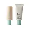 Tubo de Limpiador Facial Botella de Recarga Tubo de Aluminio-Plástico Loción Cosmética Exprimidor Tapa abatible Muestra Blanca Tubo Vacío Crema de Manos Pe