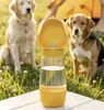 Taza de Viaje Portátil 2 en 1 a Prueba de Fugas para Mascotas, Dispensador Portátil de Agua y Comida para Perros y Gatos para Exteriores, Venta al por Mayor de Suministros para Mascotas