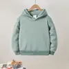 Sudadera con capucha para niños Otoño Invierno Holgada Sudadera con capucha para niños y niñas POD Patrón personalizable Venta directa de fábrica