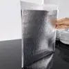 Bolsa Isotérmica de Boca Plana, Bolsa Isotérmica de Papel de Aluminio con Aislamiento Térmico y Conservación del Frío, Bolsa de Entrega para Té de Burbujas, Café, Hamburguesas, Pizza
