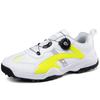 Zapatos de golf para comercio exterior exportación mujer impermeables sin tacos antideslizantes transpirables zapatilla botón giratorio automático para hombre y mujer