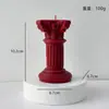 Escultura de Vênus Estilo Nórdico Vela Coluna Romana Aromática Vela Ornamento Estátua Retrô Europeia Vela