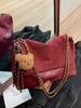 Bolso de Mujer de Alta Gama Estilo Maillard Transfronterizo Moda de Invierno 2026 Bolso de Hombro Retro Bolso Tote de Gran Capacidad