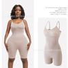 Ropa interior moldeadora de cuerpo sin costuras para mujer, de talla grande, para levantamiento de cadera posparto, estilo europeo y americano, con tirantes para cuerpo completo y teñido de abdomen.
