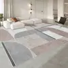 Manta de Mesa de Centro de Luxo Leve Alta Qualidade Tapete Sala de Estar Estilo Creme Sofá Tapete de Chão Lavável Apenas com Pano Antiderrapante Tapete de Quarto ao Lado da Cama