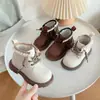 Botas Martin Femininas para Outono e Inverno, Antiderrapantes, Fofas, Forradas com Lã, Botas Curtas Quentes, Sapatos de Princesa para Meninas, Botas de Couro com Solado Macio