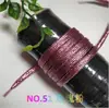 Directo de fábrica 1cm cordón de zapato nacarado colorido dorado plateado cebolla plano cordón de sombrero cuerda negro blanco Rosa Azul colorido al por mayor