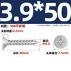 Tornillos Autorroscantes Avellanados Gb846 Acero Inoxidable 304 Cabeza Plana Phillips Tornillos para Madera Extendidos M2.9M3.5M4.2M5.5