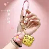 Colgante Dorado, Feliz Cumpleaños, Hazte Rico, Ponte Guapa, Llavero de Nuevo Estilo, Colgante para Bolsa de Teléfono Móvil, Accesorio Pequeño, Color Dorado