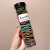 Cuerda de Amarre para el Cabello de Goma sin Costuras para Mujer, Anillo para el Cabello de Alta Elasticidad y Durabilidad, Sin Daño al Cabello, Artefacto Fijo para Cola de Caballo Alta, Cuerda para el Cabello de Bola