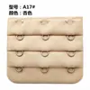 Em Estoque 5,7cm Colorido Extensor de Sutiã de Aço Inoxidável com Três Fileiras e Três Ganchos, Fivela Extensora de Sutiã, Atacado do Fabricante