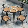 Juego de muebles de exterior para jardines de villas, patios al aire libre, balcones, patios traseros, cafeterías y salones de té de ocio
