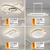 Luminária Ventilador Sem Lâminas Controlada por Voz Offline, Luminária de Teto para Sala de Estar, Conjunto de Iluminação Estrelada Dourada de Luxo Leve, Pacote Completo para Casa