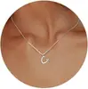 Nuevo Collar de Acero Inoxidable 2024 para Mujer con 26 Colgantes de Letras Inglesas, Joyería de Cuello Simple y Personalizada