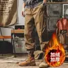 Comercio Exterior Transfronterizo Ropa de Trabajo Estilo Retro Americano Pantalones para Hombre Marca de Tendencia Holgados de Pierna Recta Jogger Pantalones Harem Pantalones Casuales de Otoño e Invierno