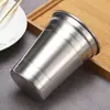 Caneca de Cerveja Criativa Colorida com Revestimento Camada Única a Vácuo Calibre Grande Copo de Água Cor Degradê Aço Inoxidável Copo Degrau
